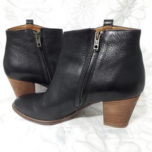 Madewell womens size 8 Billie black ankle booties